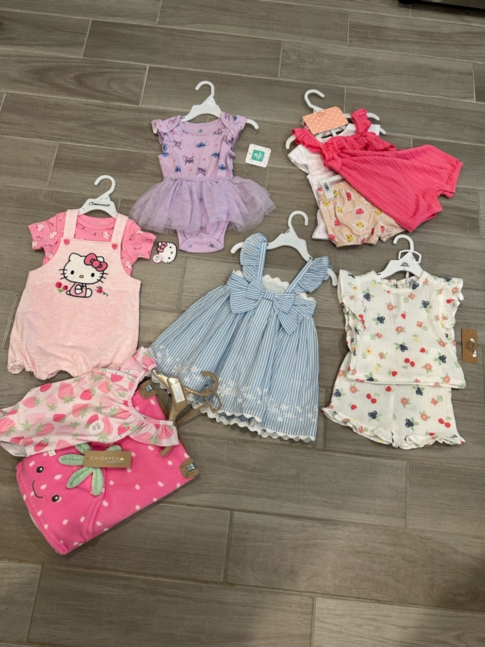 Mixed Baby Girl Clothing Bundle - All New With Tags (7 outfits)